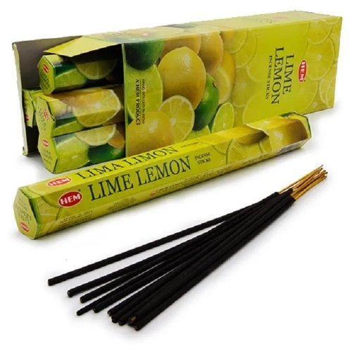 Благовония HEM LIME LEMON (Лайм - Лимон), 20 палочек