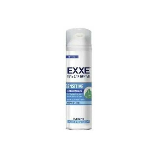 EXXE Гель для бритья SENSITIVE, для чувствительной кожи, 200 мл/
