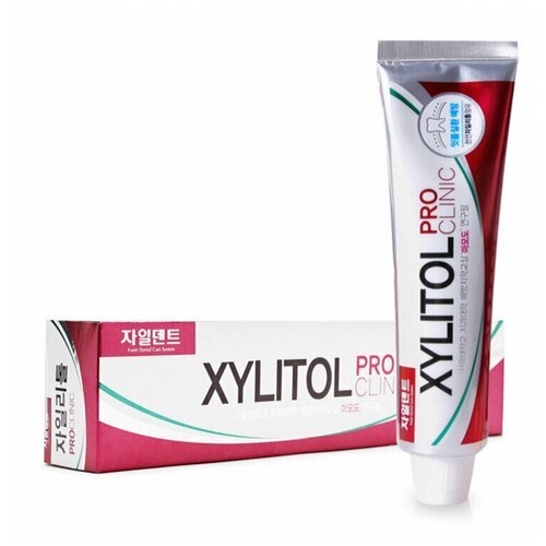 Оздоравливающая десны лечебно-профилактическая зубная паста с экстрактами трав Xylitol Pro Clinic MUKUNGHWA, Южная Корея. Вес: 130 гр
