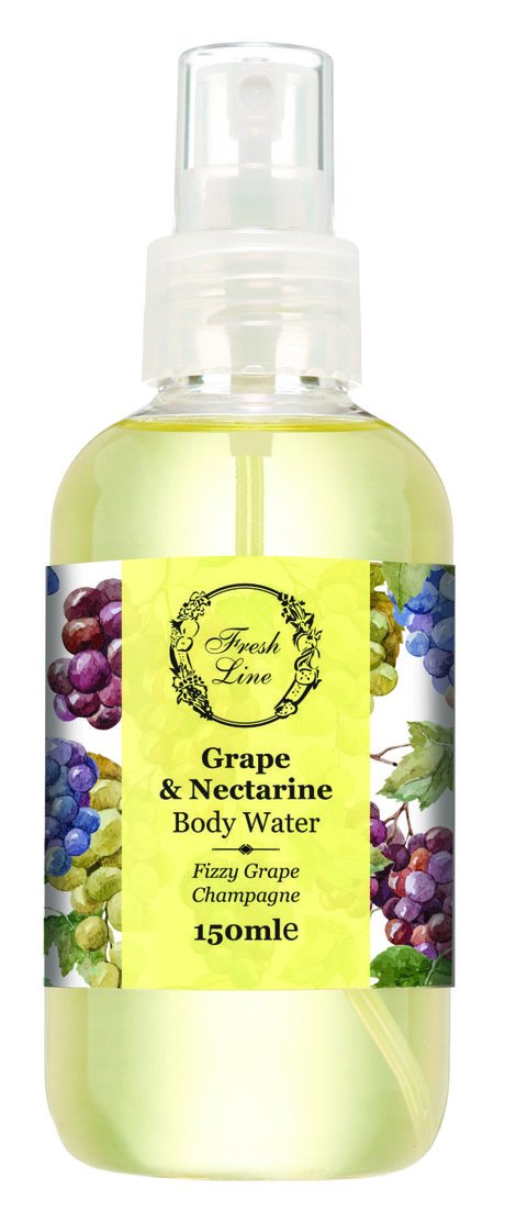 Fresh Line Виноград и нектарин Ароматная вода для тела
