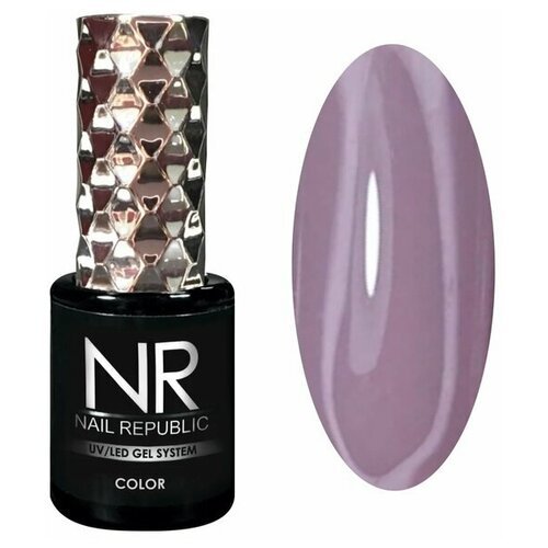 Nail Republic гель-лак для ногтей Color, 10 мл, 10 г, 067 серовато-розовый