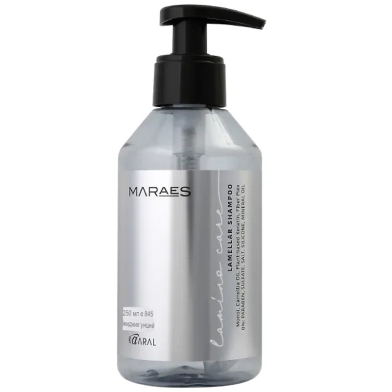 Kaaral Ламеллярный шампунь для волос после процедуры ламинирования Lamellar Shampoo, 250 мл (Kaaral, Maraes)