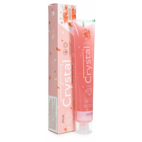 Зубная паста Doral Collection Toothpaste Pink Crystal Реминерализующая с розовой гималайской солью, 100 мл