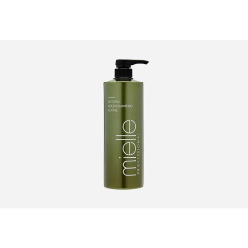 Освежающий шампунь для волос Natural Green Shampoo Femme 1 л