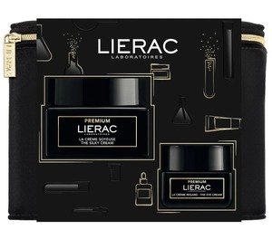 Lierac подарочный Набор Premium Дневной крем с бархатистой текстурой 50 мл + крем для контура глаз 20 мл