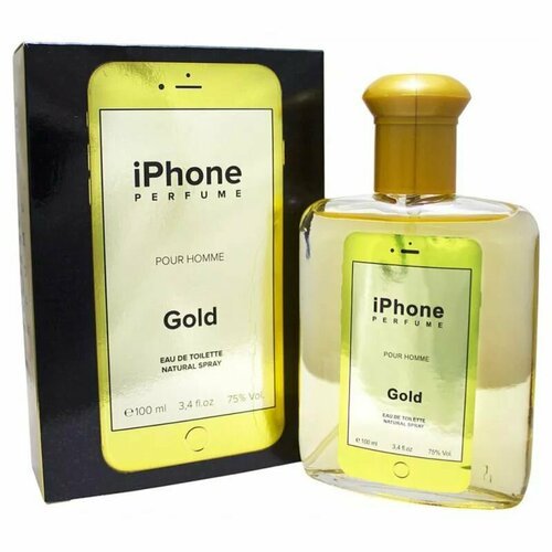 Apple Parfums Мужская Туалетная вода Iphone Pour Homme Gold, 100 мл