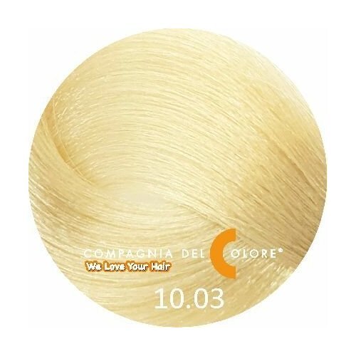 10.03 COMPAGNIA DEL COLORE Натуральный теплый платиновый блондин краска для волос 100 МЛ оригинал