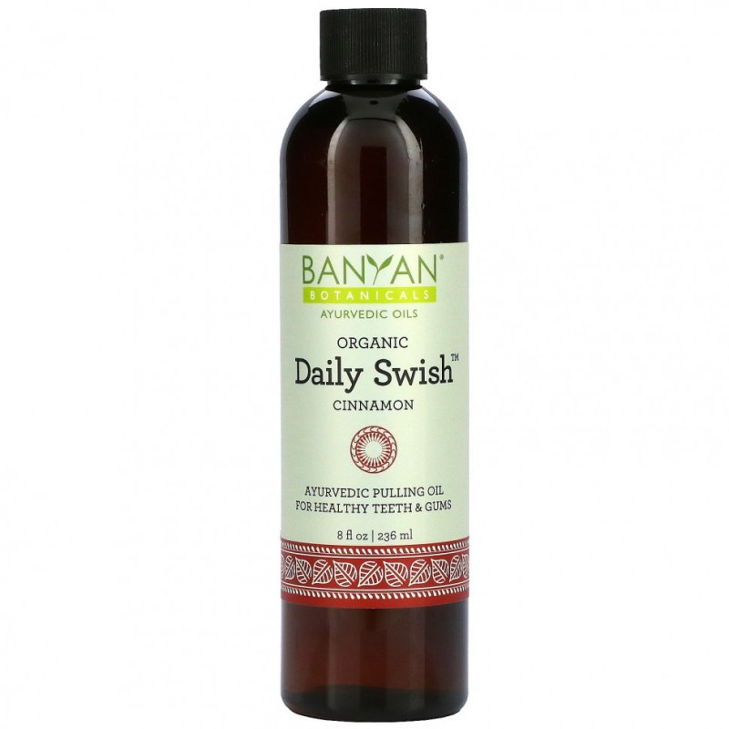 Banyan Botanicals, Organic Daily Swish, корица, 236 мл (8 жидк. Унций)