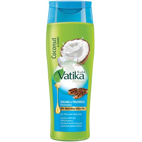 Vatika шампунь Coconut & Castor Volume & Thickness, 400 мл