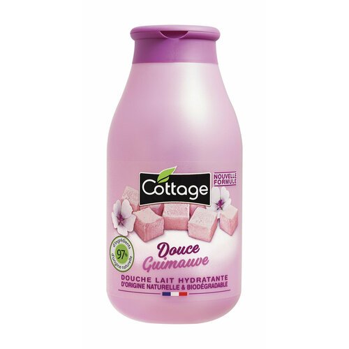 Увлажняющее молочко для душа с ароматом цветов мальвы Cottage Moisturizing Marshmallow Shower Gel