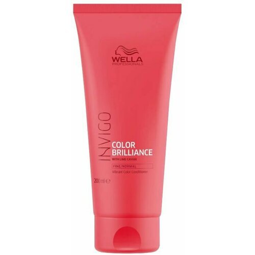 Wella Professionals Бальзам-уход для защиты цвета окрашенных нормальных и тонких волос Invigo Color Brilliance Fine, 200 мл