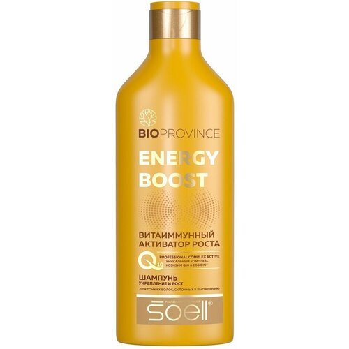 Шампунь для волос Soell Bioprovince Energy, Boost, 400 мл