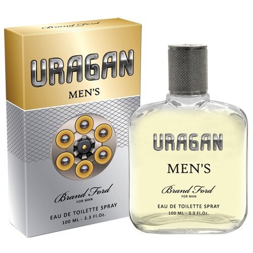 Brand Ford туалетная вода Uragan Men's, 100 мл, 265 г