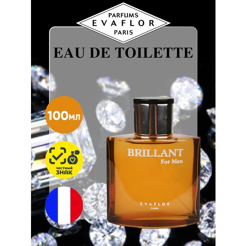 Parfums Evaflor Мужской Brillant For Men Туалетная вода (edt) 100мл