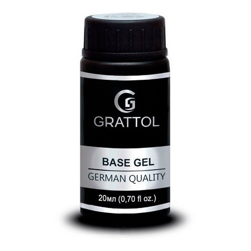 Grattol Базовое покрытие Rubber Base Gel Extra Cremnium, прозрачный, 20 мл, 50 г