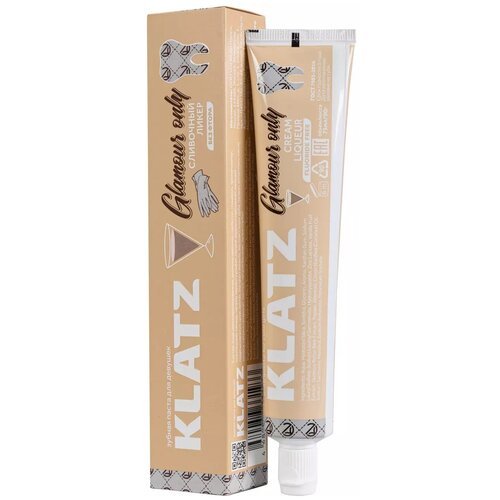 Klatz / Зубная паста для девушек GLAMOUR ONLY Сливочный ликер, 75 мл