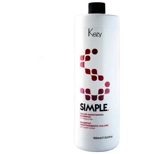 KEZY, SIMPLE шампунь 1000 мл для поддержания цвета окрашенных волос