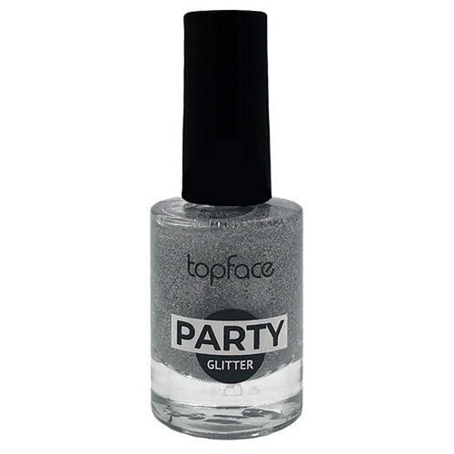 Topface Лак для ногтей Party Glitter, 9 мл, 104