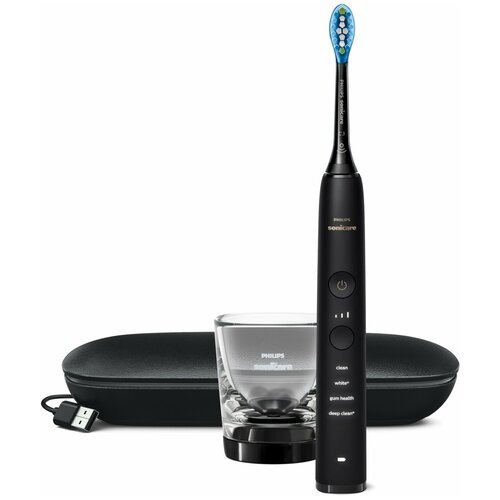 звуковая зубная щетка Philips Sonicare DiamondClean 9000 HX9911, черный