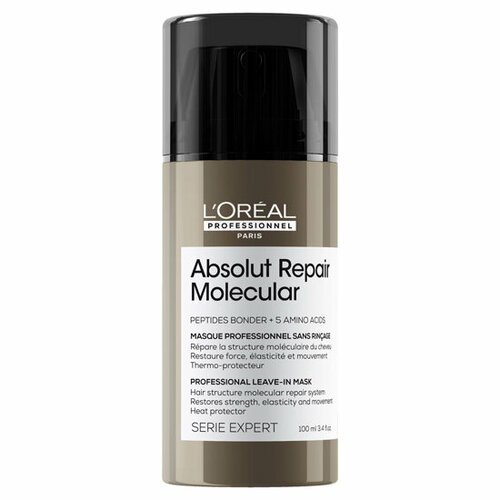 L′Oreal Professionnel Absolut Repair Molecular Leave-In Mask (Молекулярная несмываемая маска для глубокого восстановления поврежденных волос), 100 мл