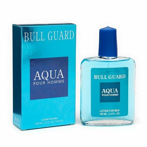 Лосьон одеколон после бритья 'Bull Guard Aqua', по мотивам Bulgari Aqua, 100 мл