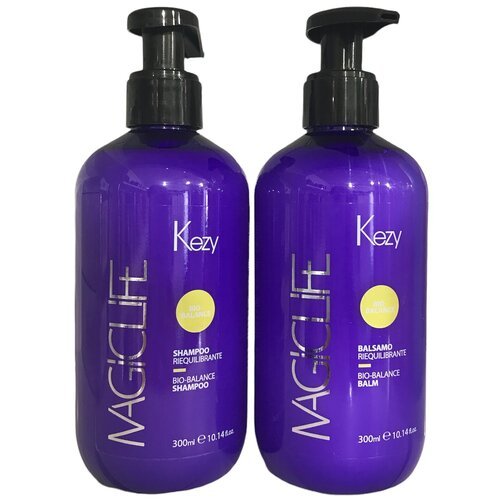 KEZY Magic Life Bio-Balance Набор для нормальных волос и жирной кожи головы, шампунь 300 мл + бальзам 300 мл