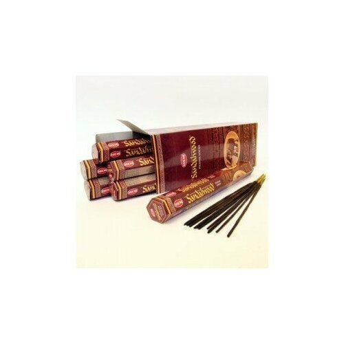 Hem Incense Sticks SANDALWOOD (Благовония сандаловое дерево, Хем), уп. 20 палочек.