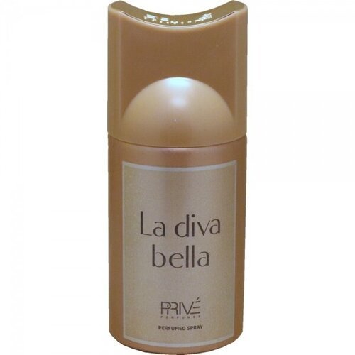 Prive la diva bella дезодорант спрей, женский, 250 мл. (реплика lancome la vie est belle)