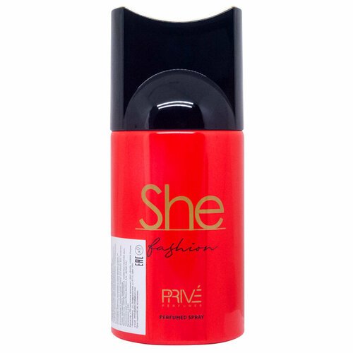 PRIVE she fashion парфюмерный дезодорант-спрей для женщин 250 мл.
