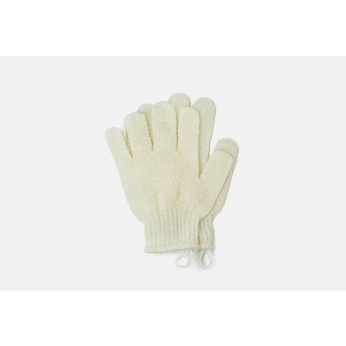 Перчатки для пилинга BASICARE EXFOLIATING NYLON BODY GLOVES-BEIGE 1 шт