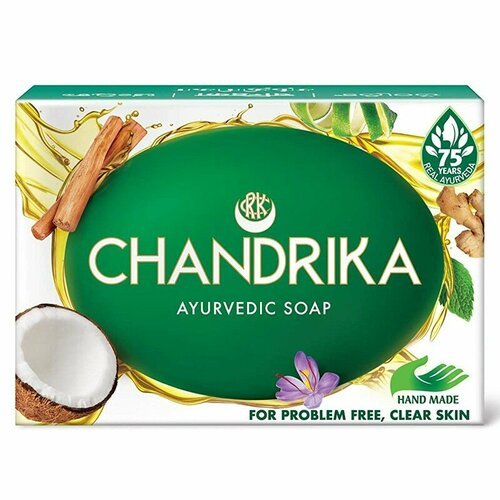 Аюрведическое мыло Чандрика (Chandrika Soap), 75 грамм