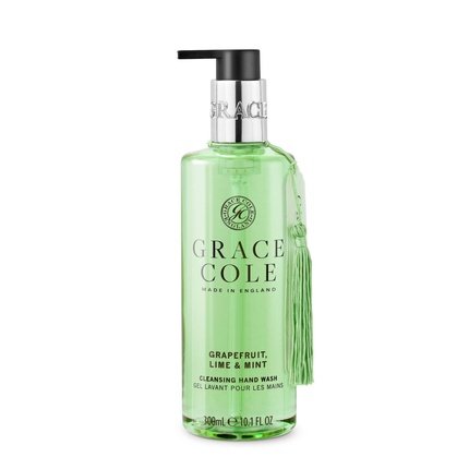 Жидкое мыло «Грейпфрут, лайм, мята» 300 мл, дозатор мыла для рук, Grace Cole