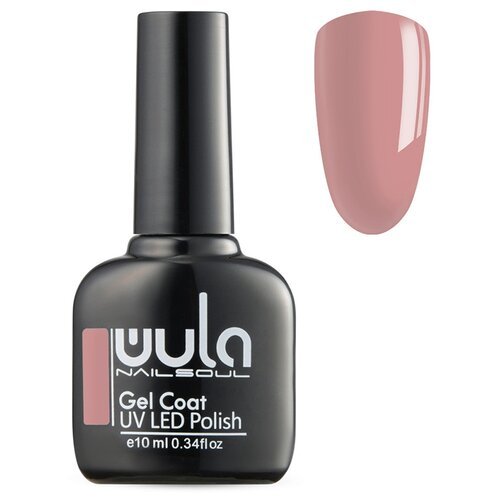 WULA гель-лак для ногтей Gel Coat, 10 мл, 42 г, 344 светлый серо-розовый