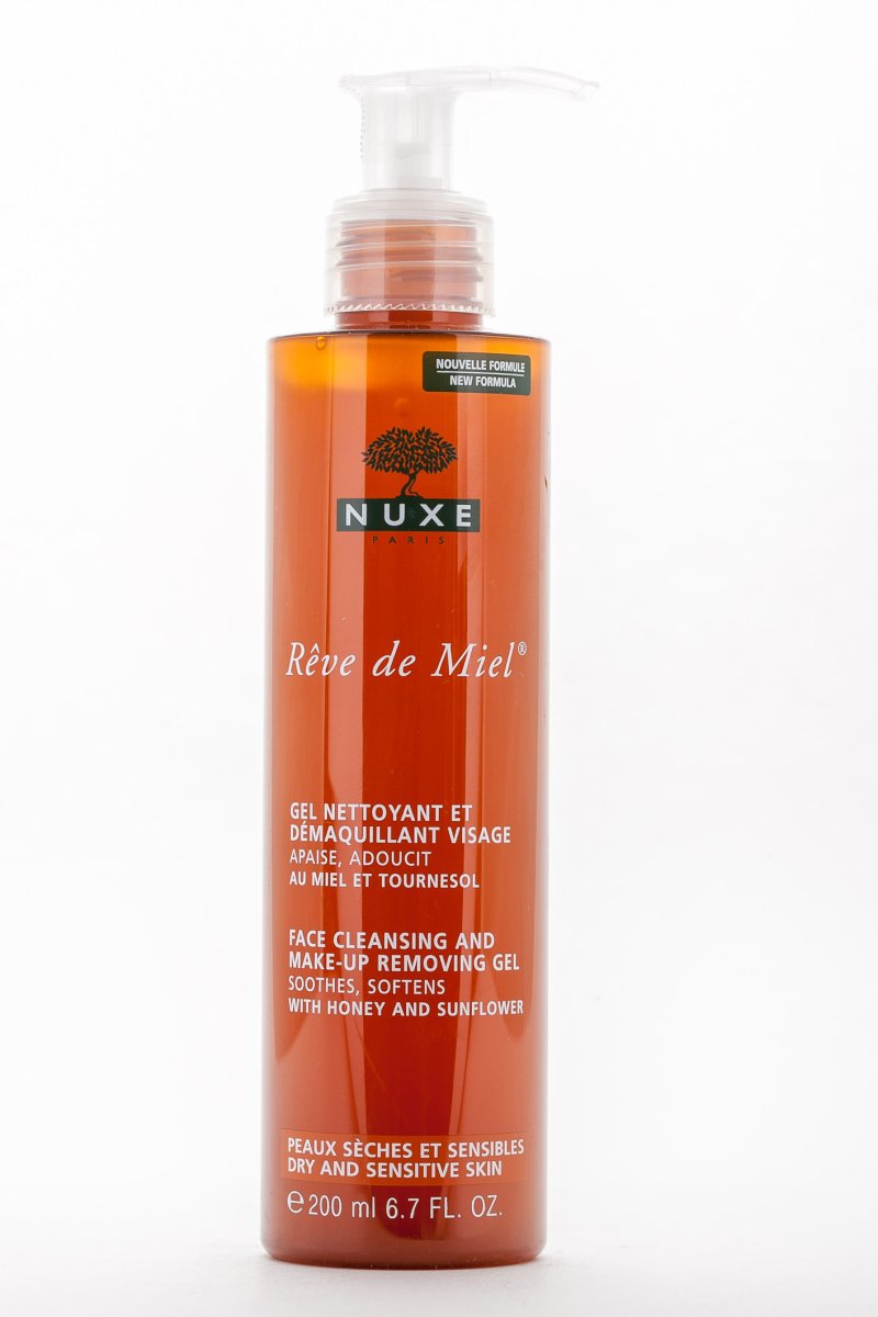 Nuxe Очищающий гель для лица для снятия макияжа Face Cleansing and Make-Up Removing Gel, 200 мл (Nuxe, Reve De Miel)
