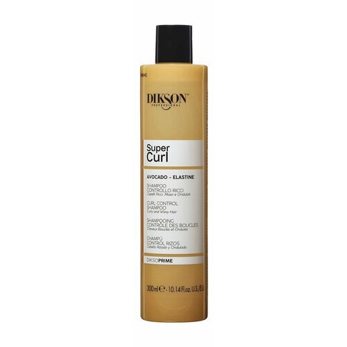 Шампунь для контроля кудрявых и волнистых волос / 300 мл / Dikson Professional Super Curl Control Shampoo