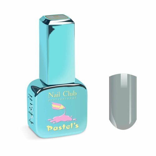 Nail Club professional Эмалевый гель-лак для ногтей с липким слоем PASTEL'S 1024 Fog 13 мл