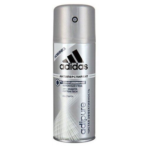 Дезодорант-спрей / Антиперспирант Adidas 'AdiPure', мужской, 150мл