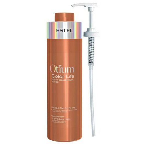 ESTEL бальзам-сияние Otium Color Life для окрашенных волос, 1000 мл +Дозатор