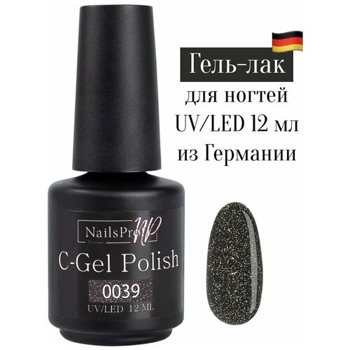 NailsProfi Гель-лак C-Gel Polish-S, 12 мл, 0039