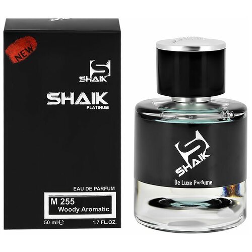 Парфюмерная вода `SHAIK` DE LUXE PERFUME M 255 woody aromatic(муж.) 50 мл