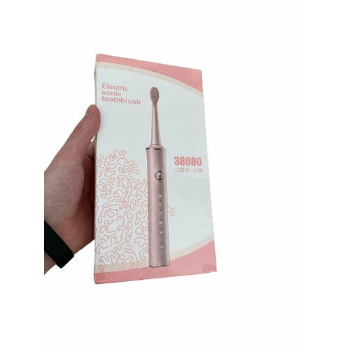 Электрическая зубная щетка Electric sonic toothbrush 38000 , розовый
