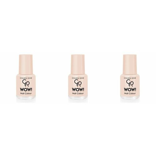 Golden Rose Лак для ногтей WOW! Nail Color, тон 110, 3 шт.