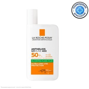 La roche-posay anthelios uvmune400 Крем солнцезащитный матирующий флюид для лица SPF50+ 50мл