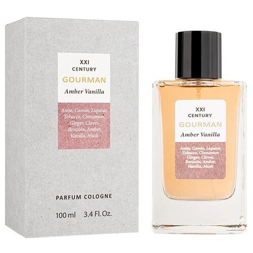 Парфюмерия XXI века Мужской Parfum Cologne Gourman Amber Vanilla Одеколон (edc) 100мл