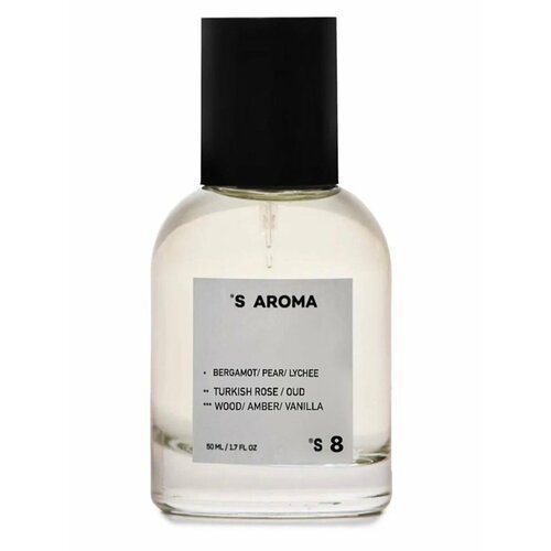 Нишевый парфюм aroma 8 50 мл S'AROMA/ЭКО состав/аромат для женщин и мужчин