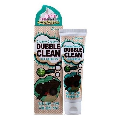 Зубная паста Mukunghwa Dubble clean с фитонцидами, 110 мл, бежевый