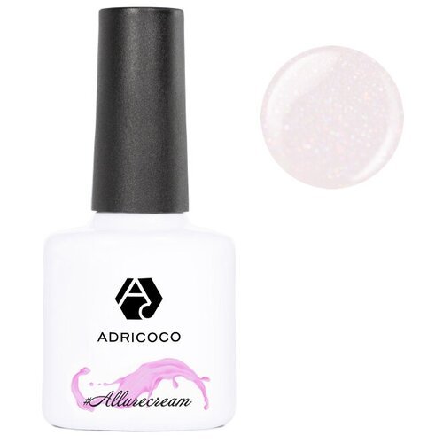 ADRICOCO гель-лак для ногтей Est Naturelle / #Allurecream, 8 мл, 40 г, 07 камуфлирующий персиковый с шиммером