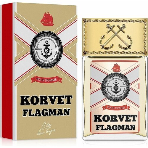 Парфюмированный дезодорант KORVET FLAGMAN, 100мл