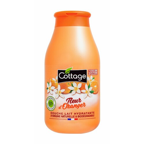 Увлажняющее молочко для душа с ароматом апельсинового цвета Cottage Douche Lait Hydratante Fleur d'Oranger Shower Milk