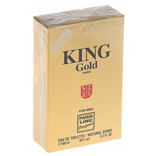 Туалетная вода мужская King Gold Intense Perfume, 100 мл./В упаковке шт: 1